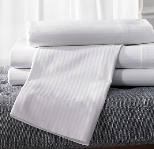 Hilton Hotel Stripe Sheet Set Image