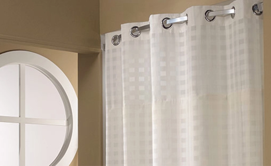 Guests also purchased: Basketweave Hookless® Shower Curtain