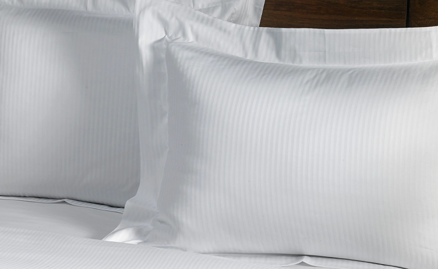 Hilton Cotton Stripe Duvet Cover & Shams Set