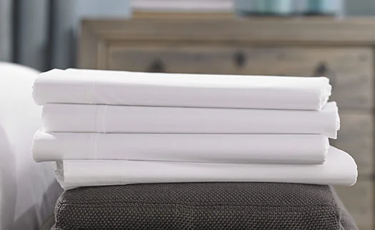 Hilton Hotel Stripe Flat Sheet